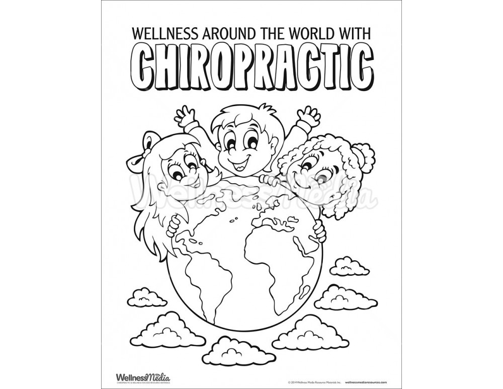 Printable Chiropractic Coloring Pages 1000x773 Printable Chiropractic Coloring Pages