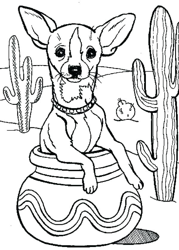 600x837 Fiesta Coloring Pages Fiesta Coloring Pages New Chihuahua Coloring