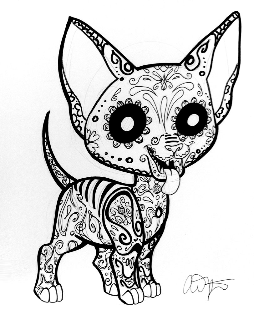 812x1055 Homely Ideas Chihuahua Coloring Pages