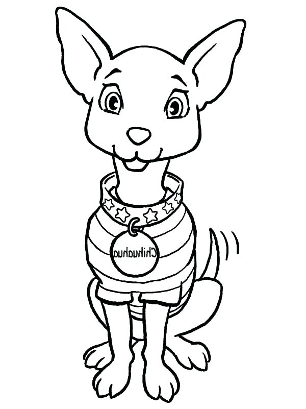 600x801 Chihuahua Coloring Page S S Beverly Hills Chihuahua 2 Coloring