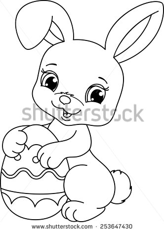 332x470 Baby Easter Bunny Coloring Pages Happy Easter 2018