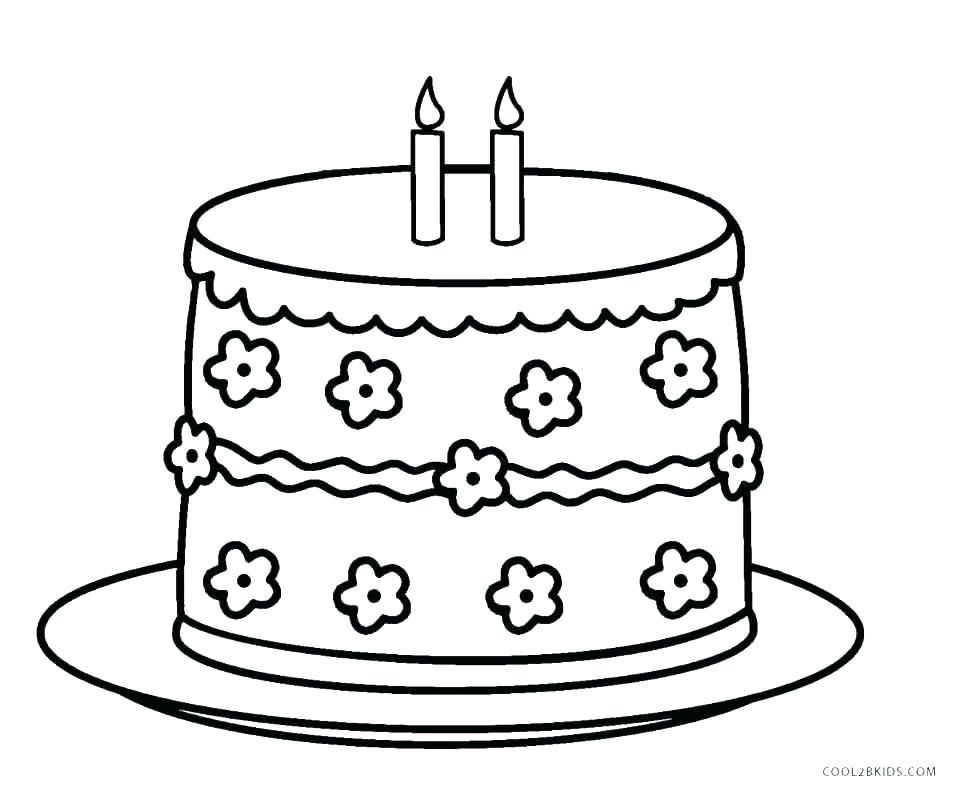 970x803 Cake Coloring Pages One Cherry On Top Of Chocolate Cake Coloring