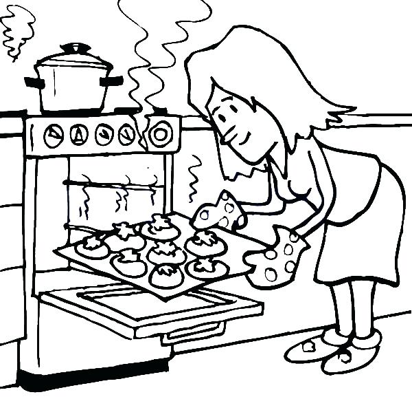Cookies Coloring Pages Coloring Pages Captivating Baking Coloring 600x580 Cookies Coloring Pages Coloring Pages Captivating Baking Coloring