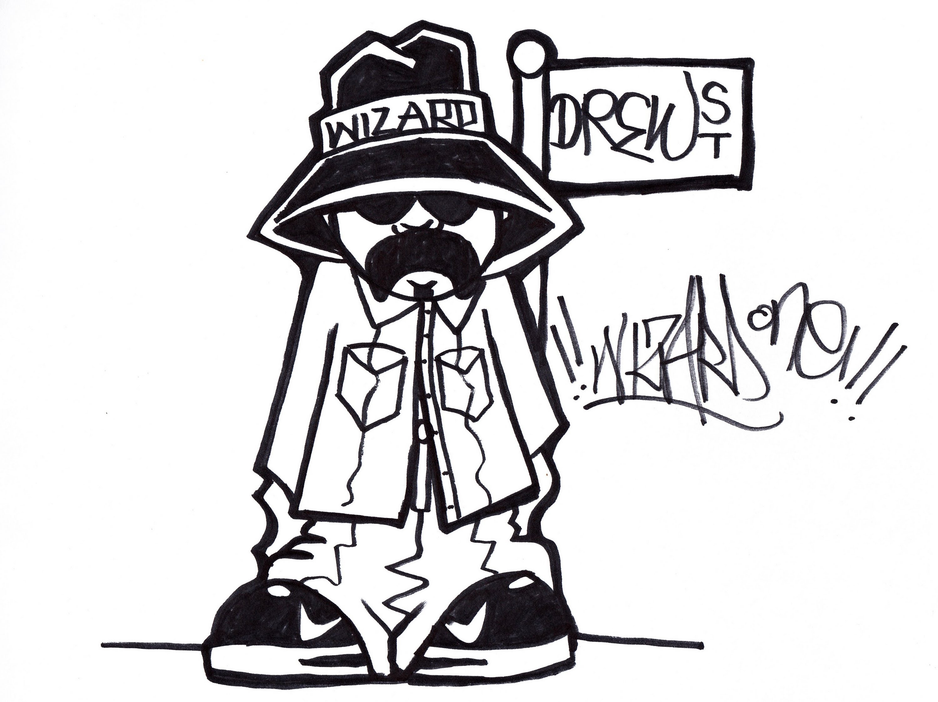 Graffiti Characters Chola How To Draw A Cholo 3000x2246 Graffiti Characters Chola How To Draw A Cholo
