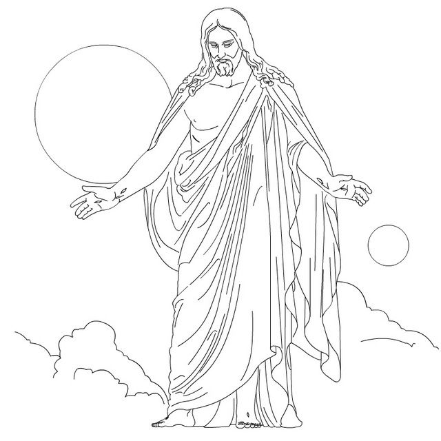 Ascension Of Jesus Christ Coloring Pages 640x640 Ascension Of Jesus Christ Coloring Pages