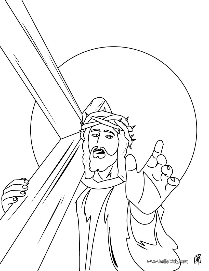 Jesus Christ's Crown Of Thorns Coloring Pages 820x1060 Jesus Christ's Crown Of Thorns Coloring Pages