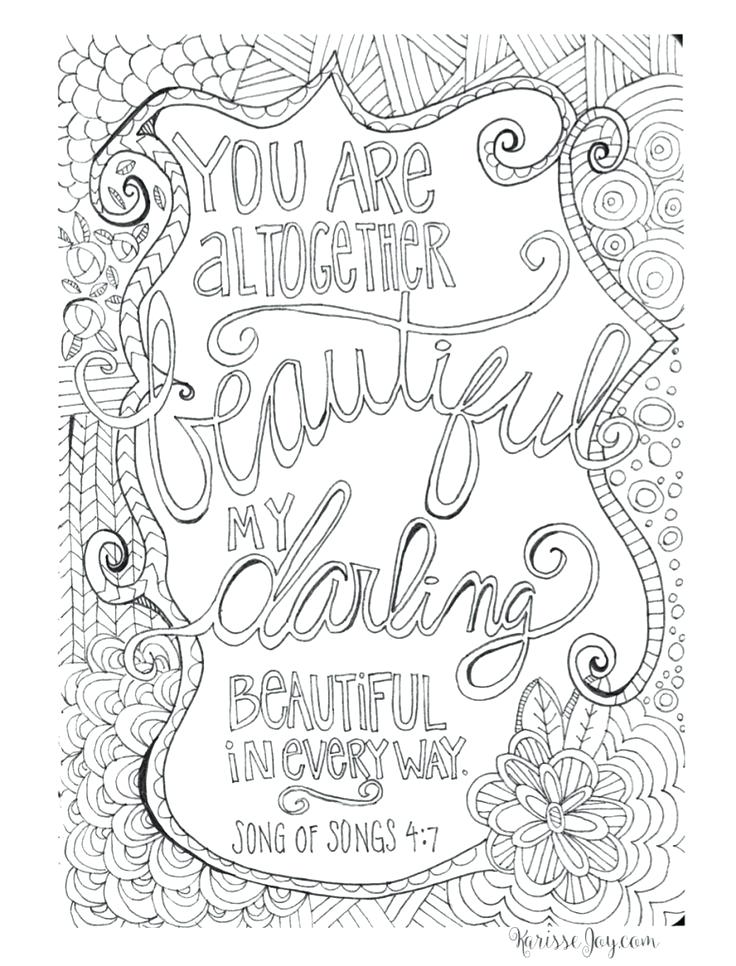 736x966 Idea Adult Coloring Pages With Quotes Or Three Colouring Sheets