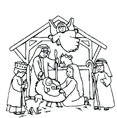 Christian Christmas Coloring Pages Plus Coloring Pages Printable 396x400 Christian Christmas Coloring Pages Plus Coloring Pages Printable