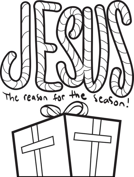 Christian Christmas Coloring Pages Free Jesus Is The Reason 533x700 Christian Christmas Coloring Pages Free Jesus Is The Reason