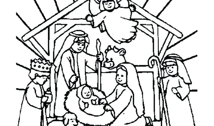 Religious Christmas Coloring Pages Christian Coloring Pages 719x425 Religious Christmas Coloring Pages Christian Coloring Pages