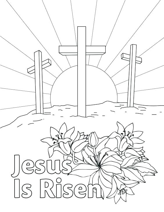 Preschool Easter Coloring Pages Christian 564x729 Preschool Easter Coloring Pages Christian