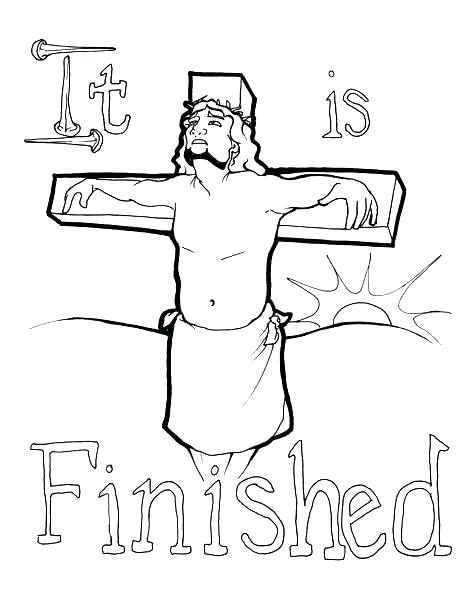 467x600 Cross Color Pages Christian Cross Coloring Page Christian Cross