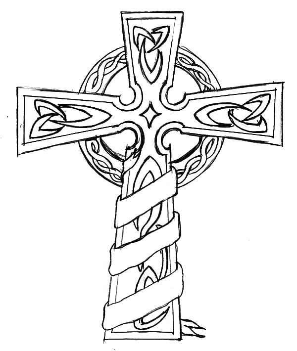 Christian Cross Coloring Pages at GetColorings.com | Free printable ...