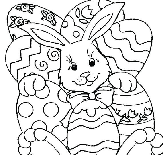 570x543 Christian Easter Coloring Pages Free Printable Good C On Kids