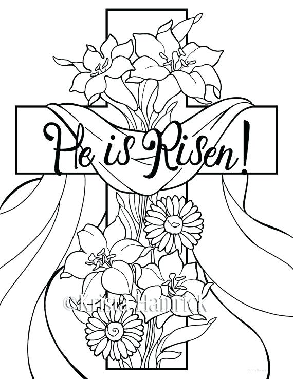570x738 Easter Sunday Coloring Pages He Is Risen 2 Coloring Pages
