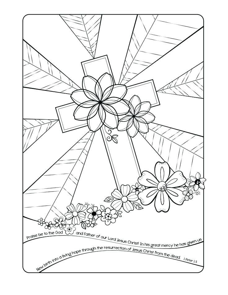 736x952 Free Christian Easter Coloring Pages Sendflare.co