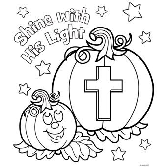 Christian Halloween Coloring Pages Halloween Pumpkin Coloring 340x340 Christian Halloween Coloring Pages Halloween Pumpkin Coloring