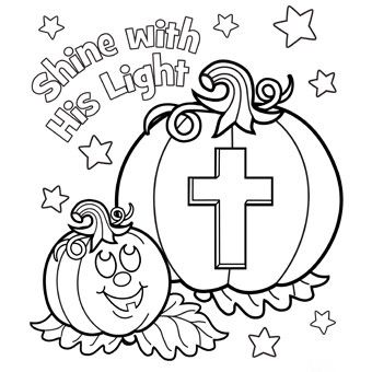 Christian Pumpkin Coloring Pages