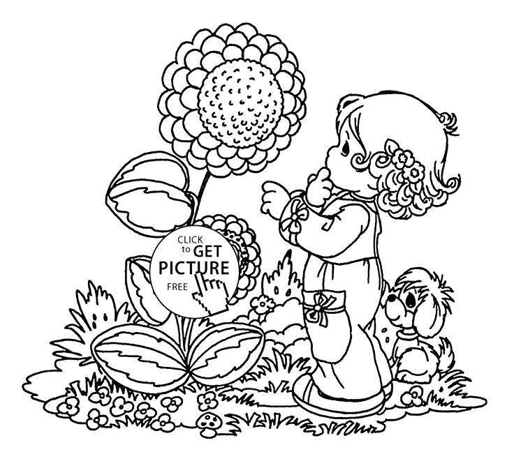 Free Spring Coloring Pages Big Spring Flower Coloring Page 736x661 Free Spring Coloring Pages Big Spring Flower Coloring Page