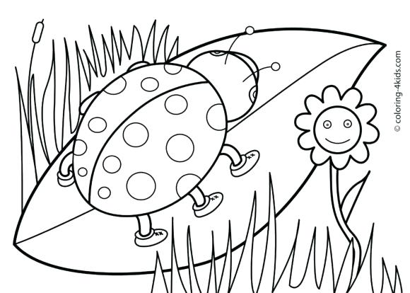 Free Spring Coloring Pages X Free Printable Spring Coloring Pages 580x414 Free Spring Coloring Pages X Free Printable Spring Coloring Pages