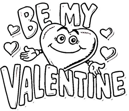 Christian Valentine Coloring Pages Dayfun Interactive 430x368 Christian Valentine Coloring Pages Dayfun Interactive