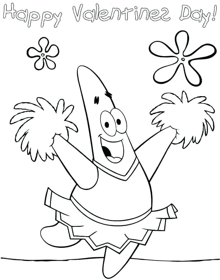 Spongebob Valentines Day Coloring Pages Valentine Coloring Pages 755x958 Spongebob Valentines Day Coloring Pages Valentine Coloring Pages