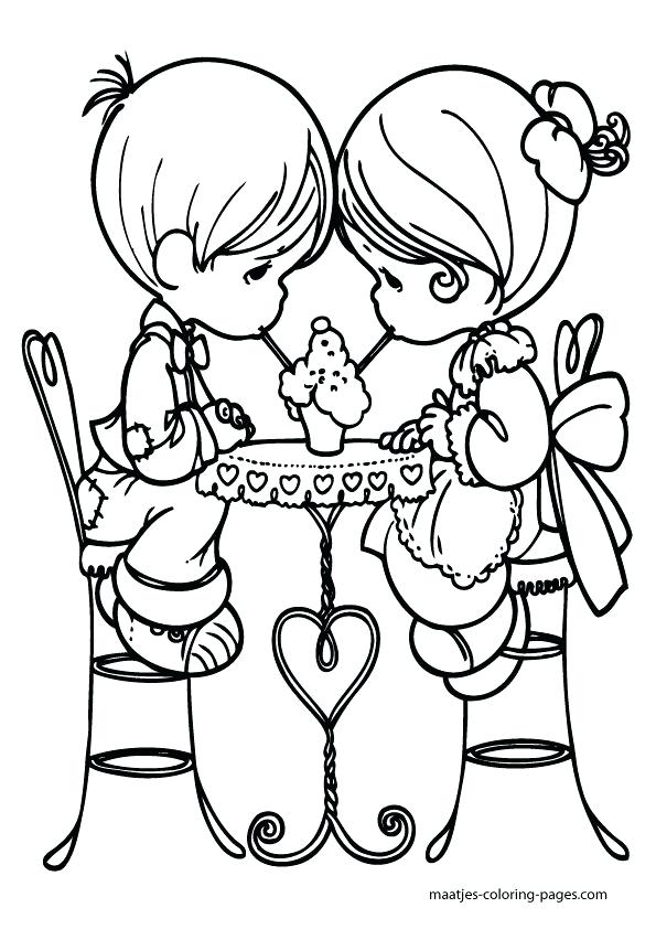 Valentine Color Sheet 595x842 Valentine Color Sheet