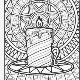 268x268 Adult Christmas Coloring Pages Give The Best Coloring Pages