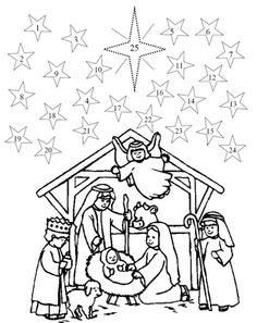 236x297 Coloring The Advent Free Printables, Count And Free