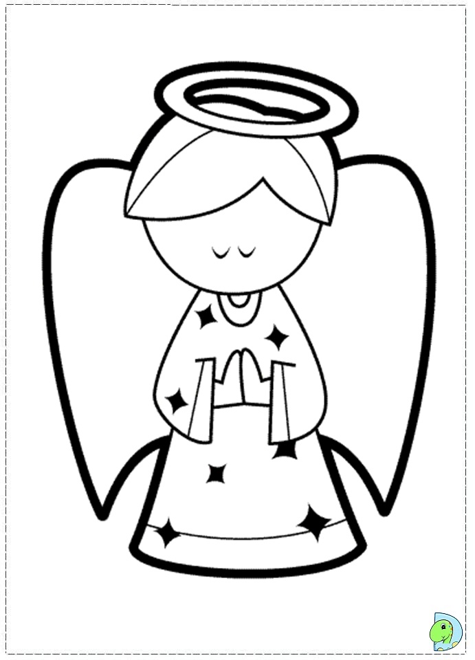 691x960 Angel Coloring Page, Christmas Angel Colouring Page