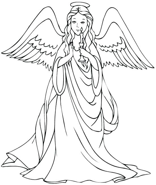 550x652 Christmas Angel Coloring Page 8 Pics Of Beautiful Angel Coloring