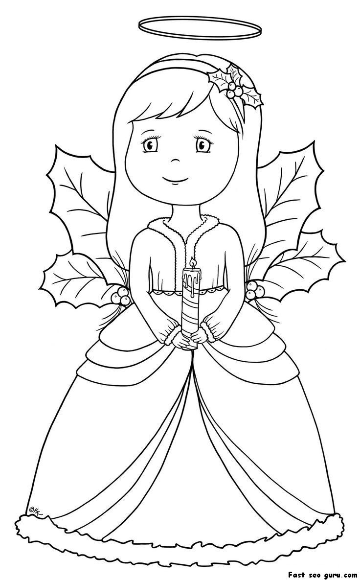 736x1187 Christmas Angel Coloring Pages Homepage Christmas Printable
