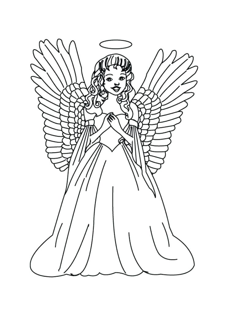 745x1024 Free Angel Coloring Pages Angels Coloring Pages Online Free Angel