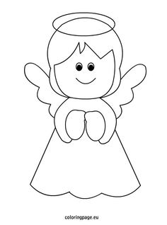 236x318 Angel Templates For Angel Trees This Template Shows A Christmas