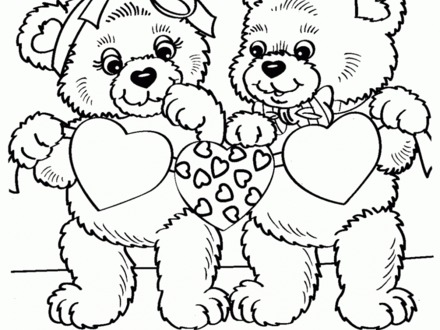 440x330 Christmas Animal Az Coloring Pages, Christmas Animals Coloring