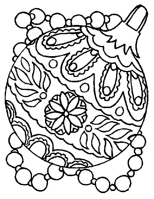 520x670 Download Christmas Balls Coloring Page 5 Coloring Pages