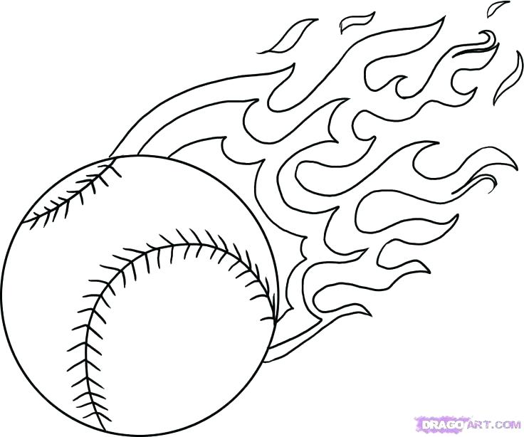 736x614 Christmas Ball Colouring Pages Kids Coloring Baseball Glove