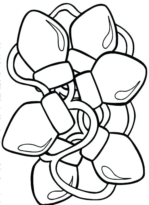 518x713 Coloring Pages Christmas Ornaments Printable Ornament Coloring