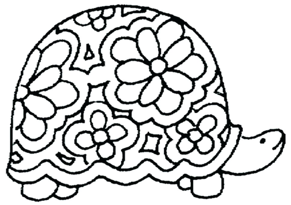 970x685 Christmas Coloring Page Ornament