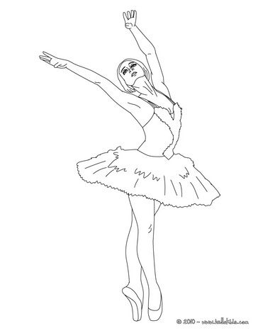 Beautiful Ballerina Coloring Page Christmas Pintar 364x470 Beautiful Ballerina Coloring Page Christmas Pintar