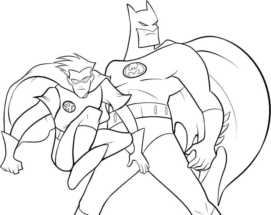 Batman Cartoon Coloring Pages Batman Coloring Pages For Kids Robin 863x685 Batman Cartoon Coloring Pages Batman Coloring Pages For Kids Robin