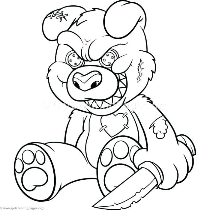 Teddy Bear Coloring Pages Funny Cartoon Evil Teddy Bear 2 Coloring 700x700 Teddy Bear Coloring Pages Funny Cartoon Evil Teddy Bear 2 Coloring