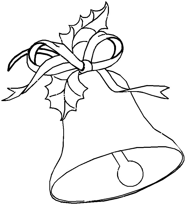 Printable Christmas Bells Coloring Page 712x785 Printable Christmas Bells Coloring Page