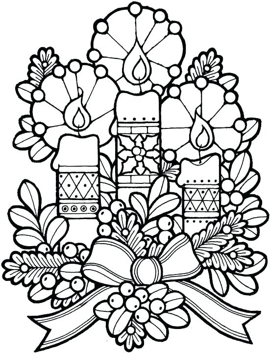Christmas Candle Coloring Page Printable Christmas Coloring Pages 551x720 Christmas Candle Coloring Page Printable Christmas Coloring Pages