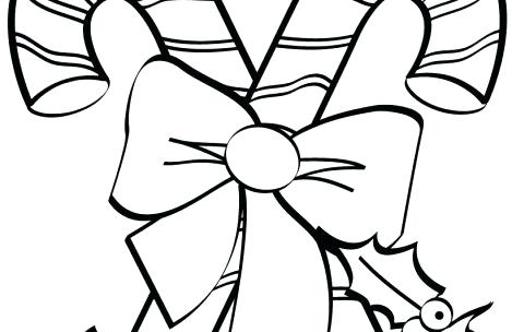 469x304 Christmas Candy Coloring Pages Free Printable Candy Canes Coloring