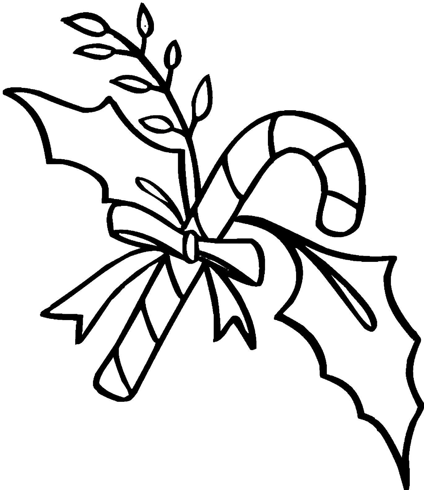 1369x1583 Printable Candy Cane Coloring Pages Coloring Me