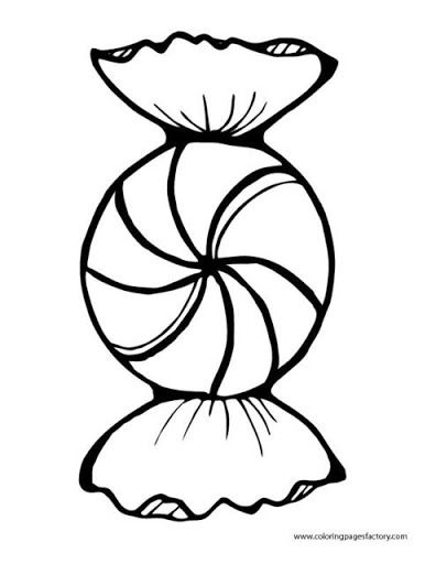 Christmas Candy Coloring Page Printable 396x512 Christmas Candy Coloring Page Printable