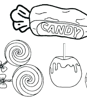 Candy Coloring Pages To Print 357x400 Candy Coloring Pages To Print