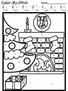 236x314 Chinese New Year Music Lessons 26 Music Color By Note Pages