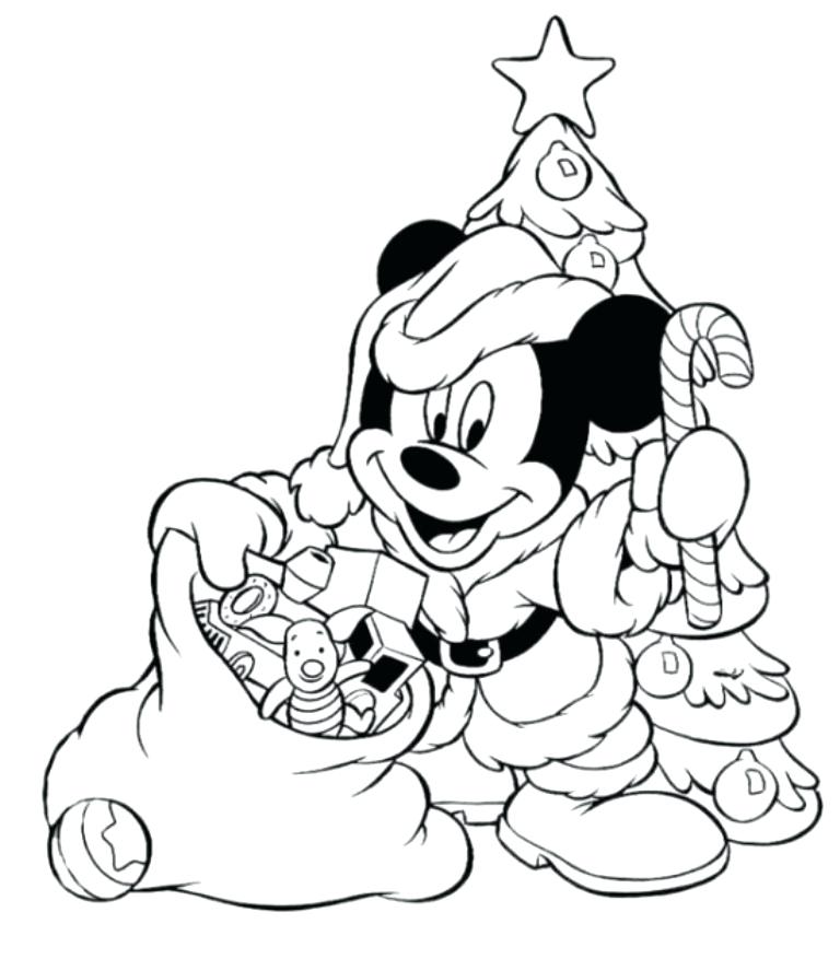 Cartoon Characters And Christmas Coloring Pages Coloring Pages